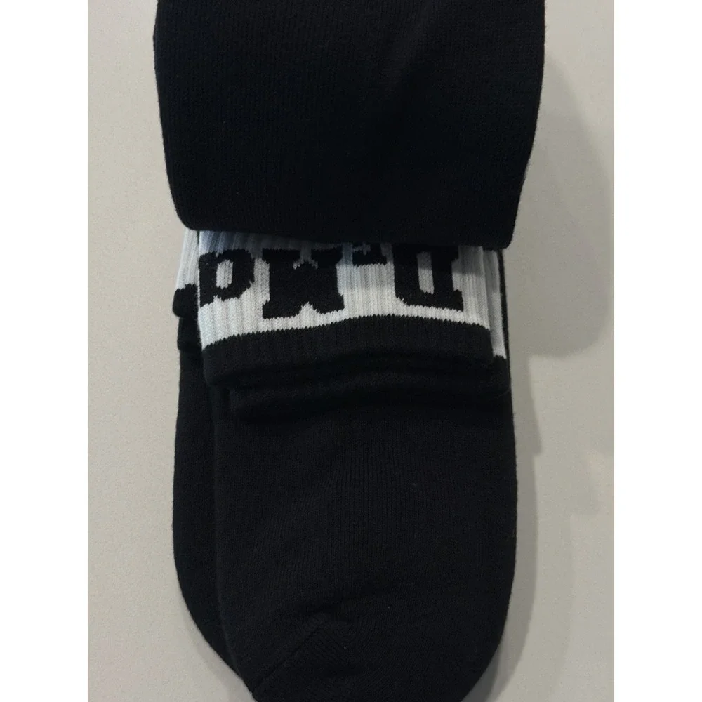 Dr Martens AD020001 Short Athletic Logo 3-Pack Socks Black Cotton M/L NWT